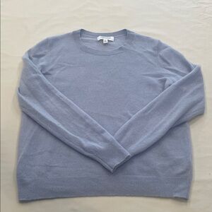 Nordstrom Women's Soft Blue Crew Neck Sweater